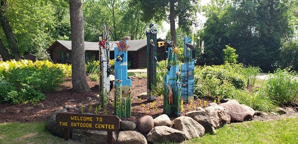 BirdScapes installation at the Outdoor Center
