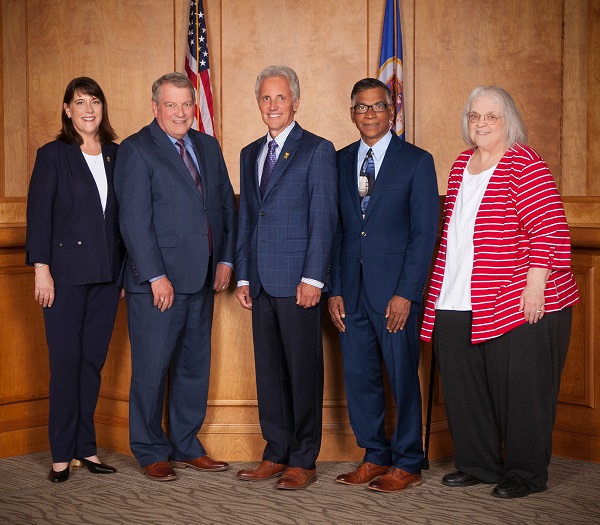 Eden Prairie City Council members 2021 group photo
