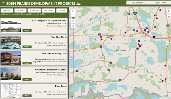 Development Projects Map