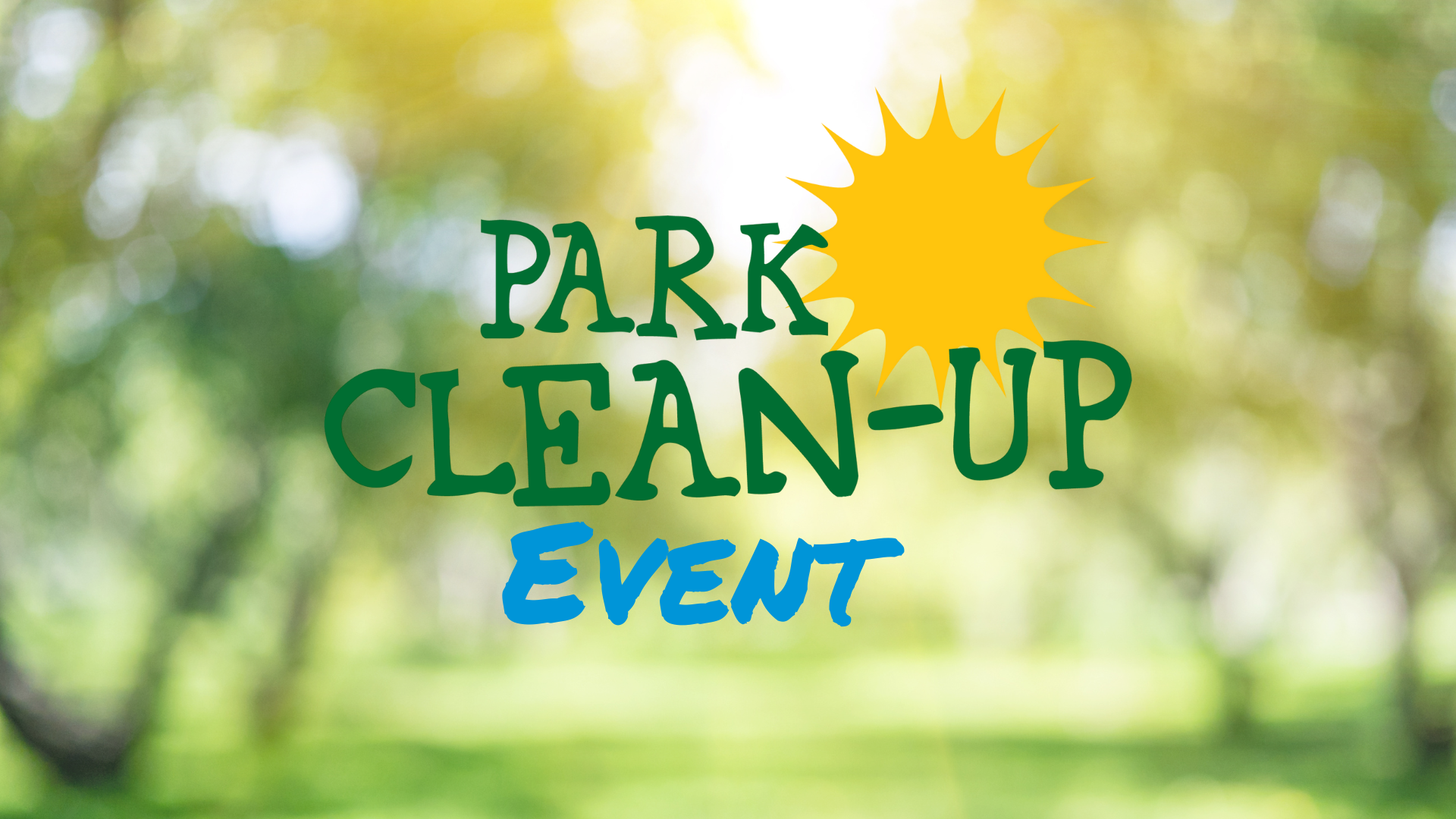 Park Clean Up Event