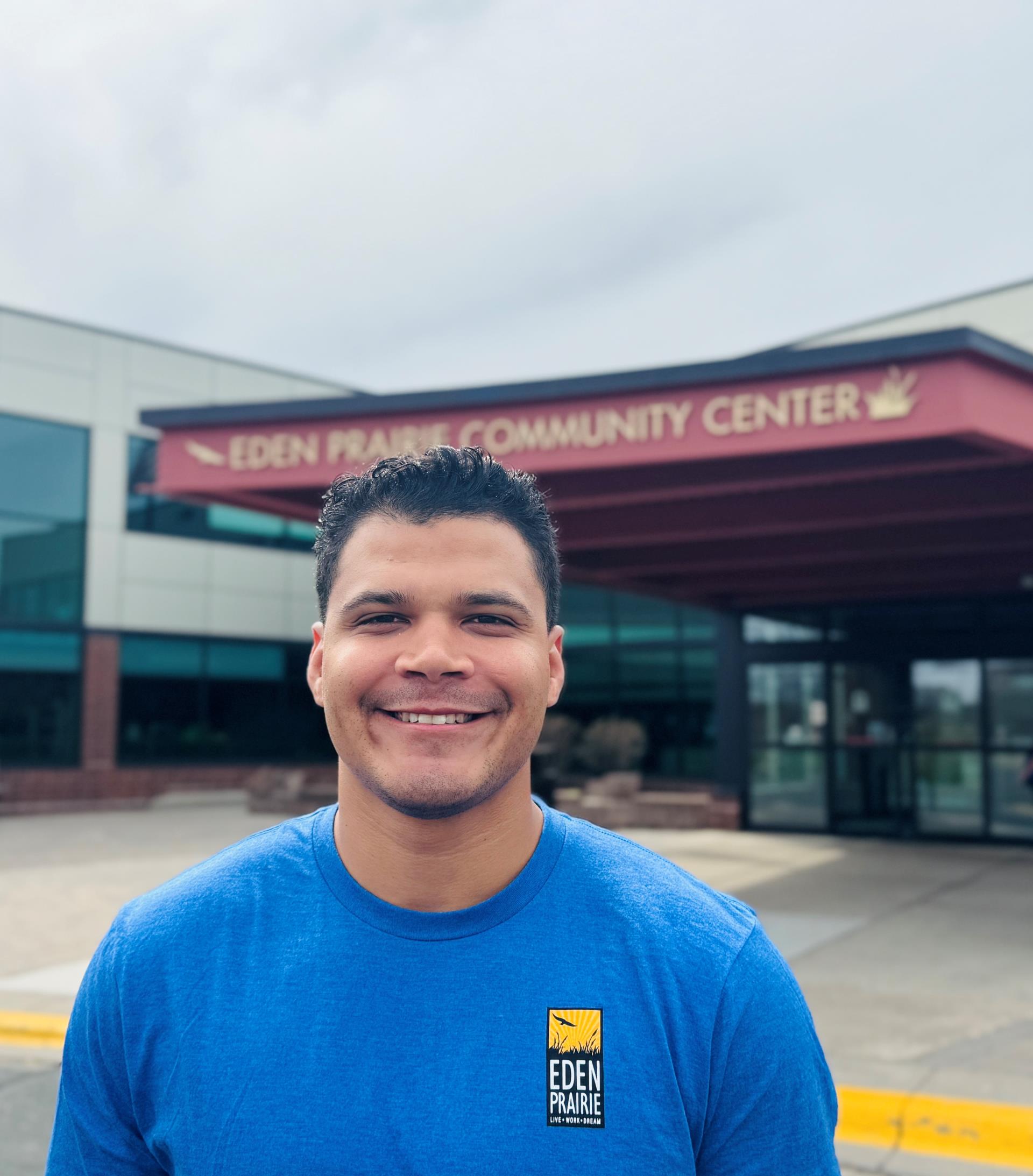portrait of community center manager, gamiel hall