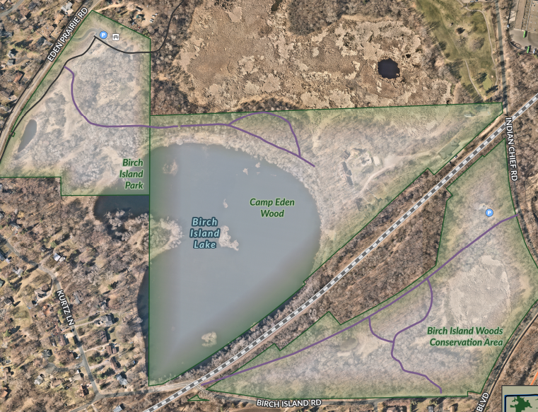 Birch Island Woods Conservation Area Map Thumbnail