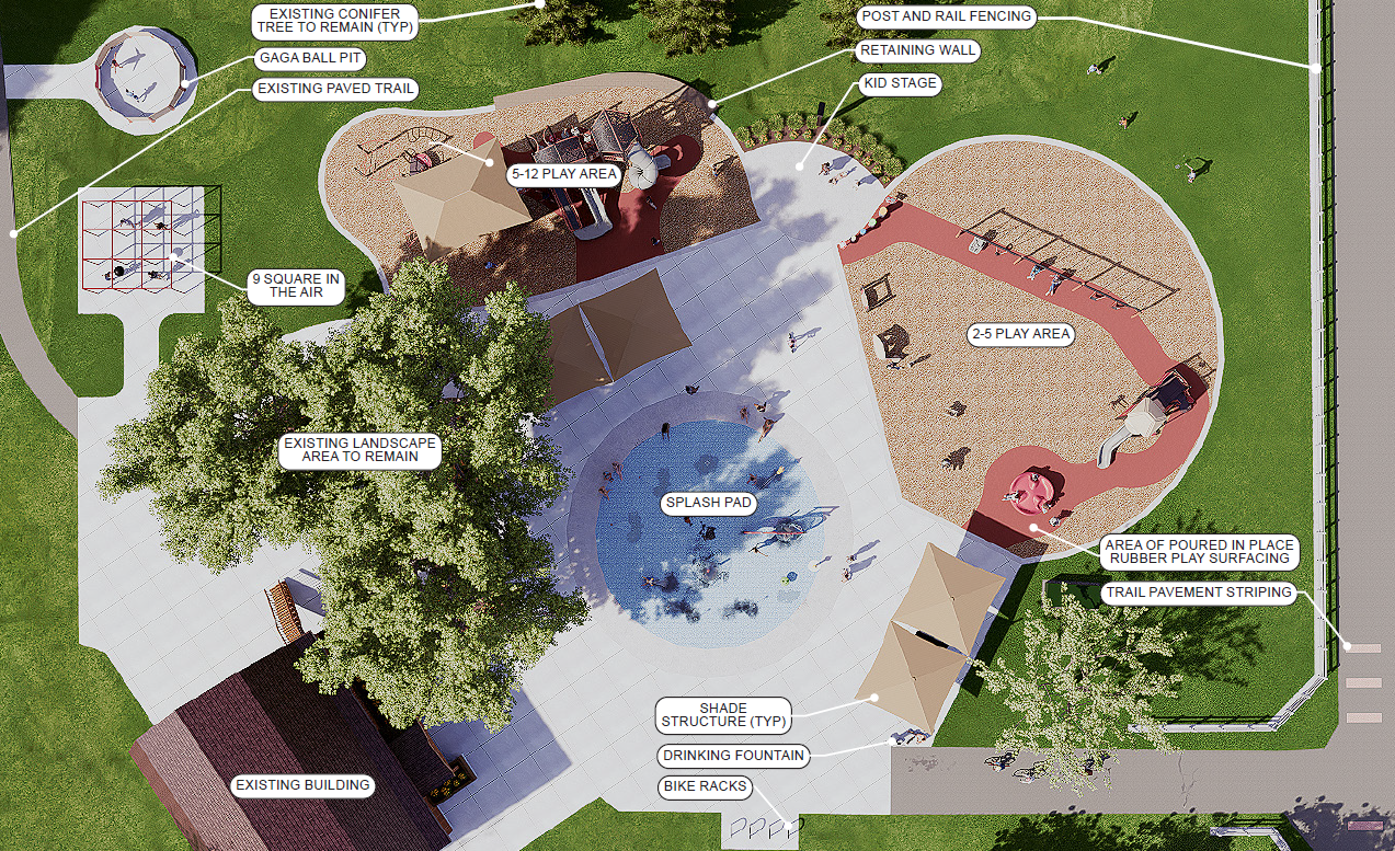 Homeward Hills, park remodel, park projects, splash pad, playground, Eden Prairie, Parks and Recreation